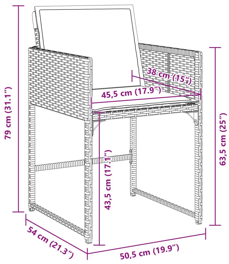 5 Darabos Kert Étkezőszett Párnákkal Bézs Poly Rattan, Kert Asztal Fekete 160x80x73 cm Edzett Üveg