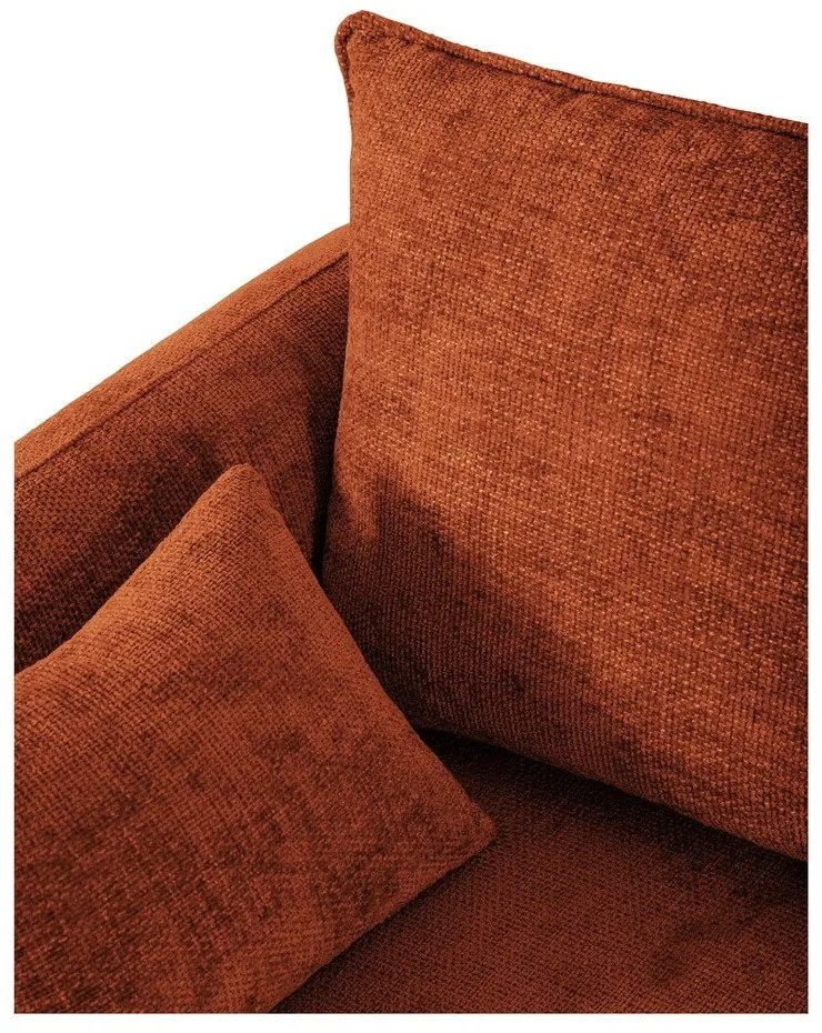 Narancssárga sarokkanapé (bal oldali) Matera – Cosmopolitan Design