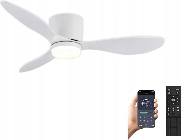 Mennyezeti Ventillátor Lámpa Led Mennyezeti Ventilátor 106 CM Távirányítóval