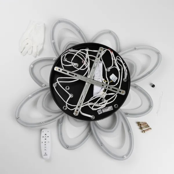 Brilagi - LED Dimmelhető felületre szerelhető csillár TWIST LED/125W/230V 3000-6500K + távirányító