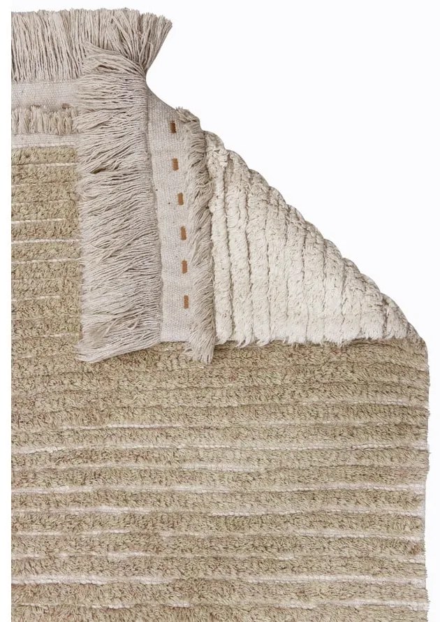 Bézs pamut szőnyeg 170x240 cm Duetto Sage – Lorena Canals