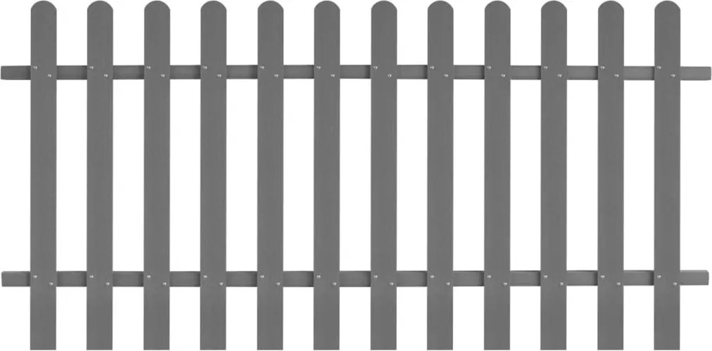 vidaXL WPC léckerítés 200 x 100 cm