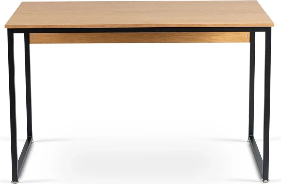 Íróasztal 120 cm méretben, aranytölgy/fekete színben ROSS