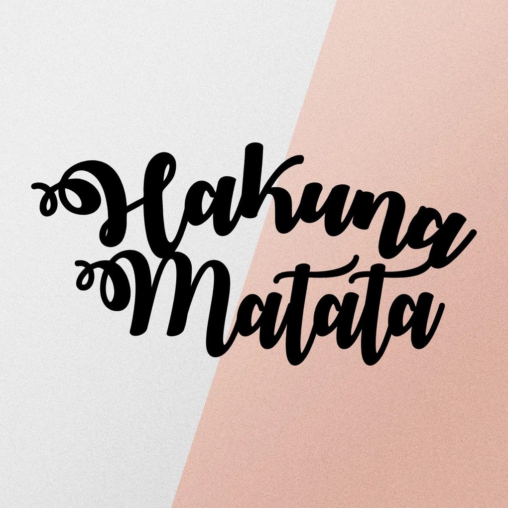 Fém fali dekoráció, Hakuna Matata