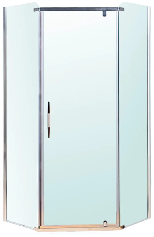 Celtic 100x100 cm ötszögletű zuhanykabin tálca nélkül