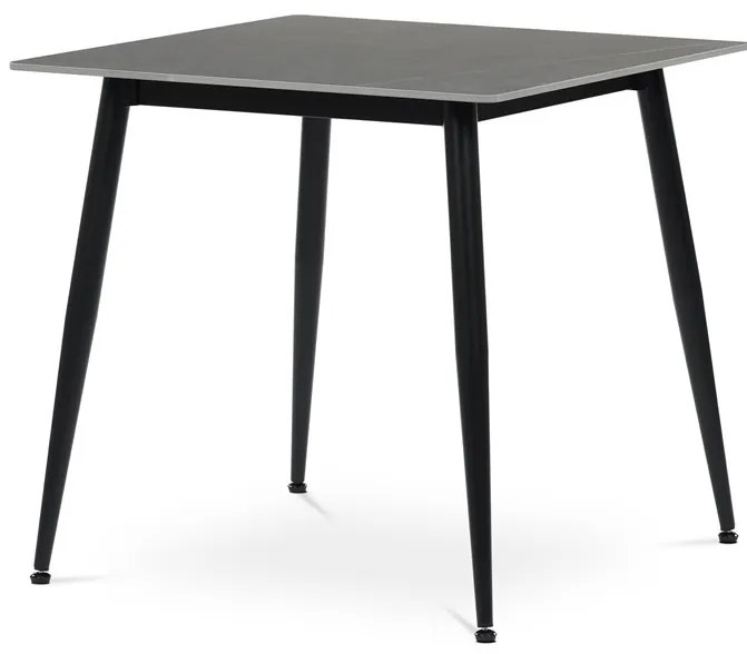 Étkezőasztal 80×80 cm, Kerámia Márvány. HT-398M GREY