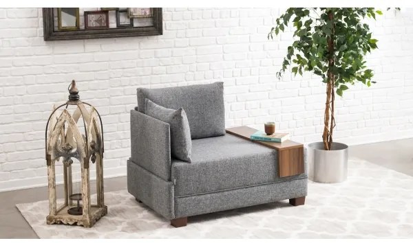 TULA szürke balos sarokfotel