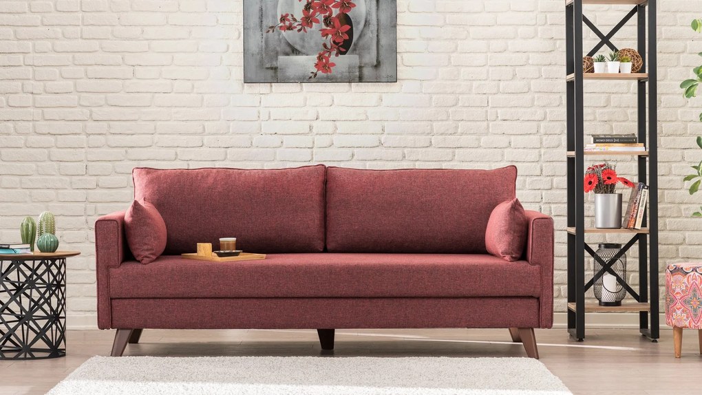 3 személyes kanapéágy Bella Sofa - Bordó