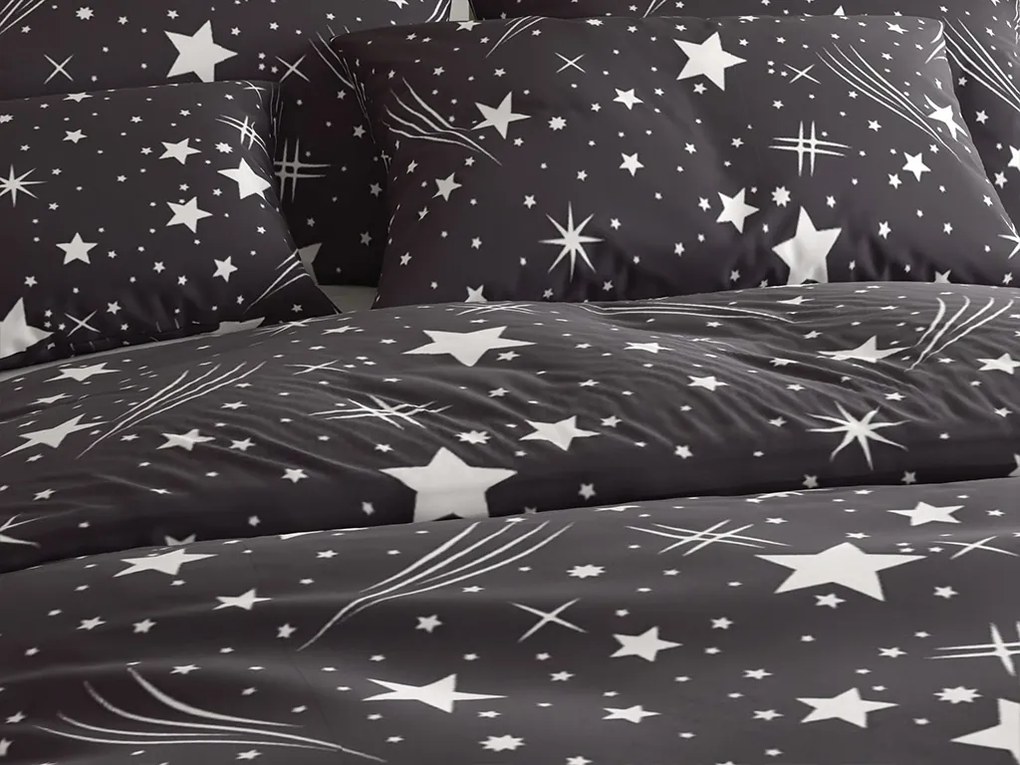 NIGHT SKY szürke mikroszálas ágyneműhuzat Ágyneműhuzat mérete: 70 x 90 cm | 140 x 200 cm