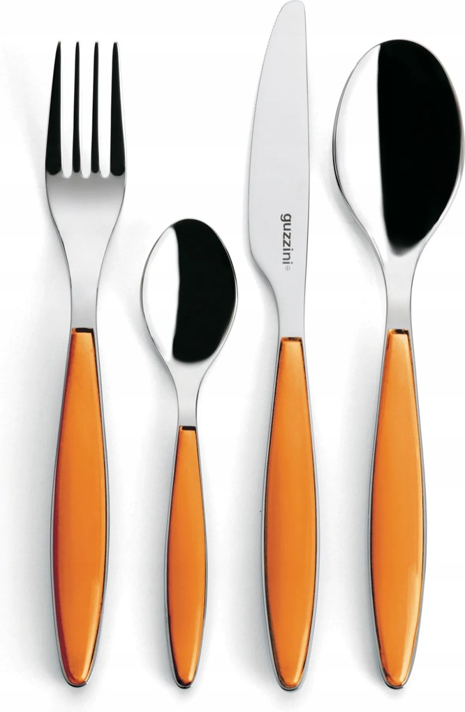 Guzzini Feeling evőeszköz készlet 24 db. narancs