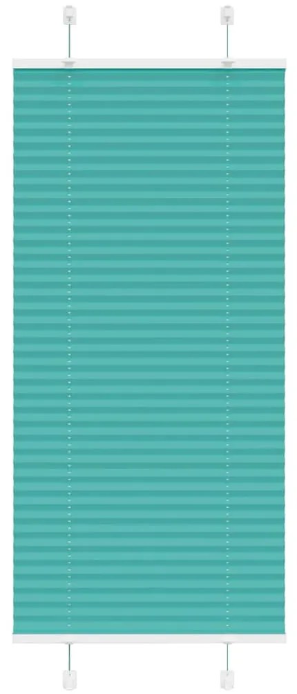 pliszírozott redőny Benzinzöld 55x150 cm szövetszélesség