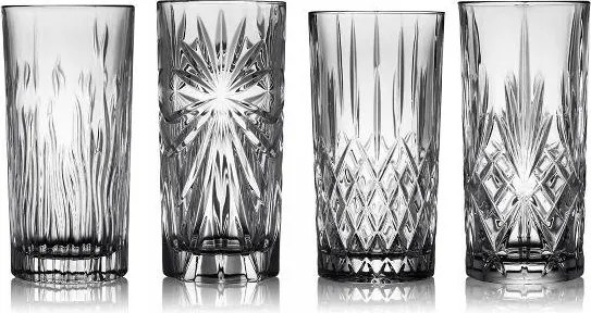 Lyngby Cocktail Bar Kristály Pohár Long Drinks 360 ml 4 db