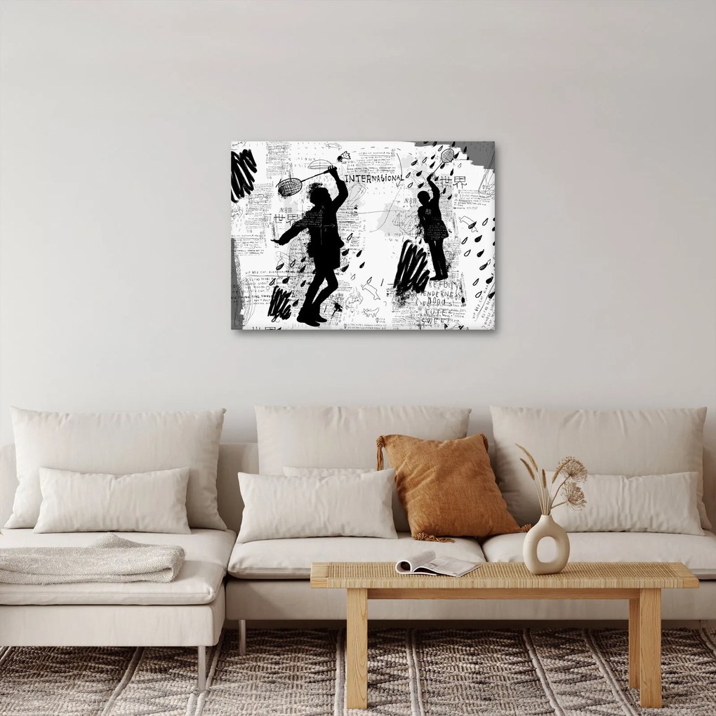 Kép - Street art - zűrzavar (70x50 cm)