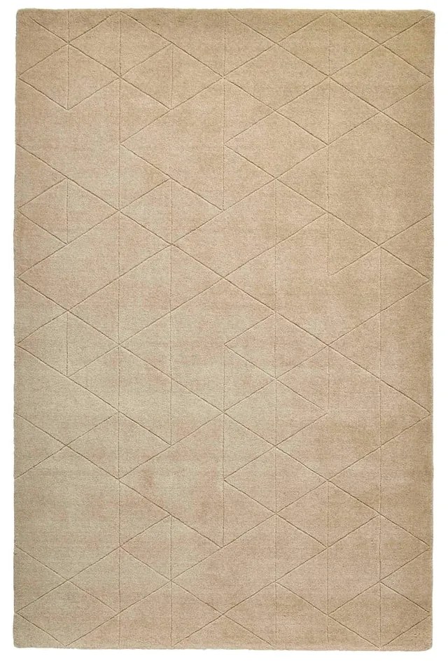 Kasbah bézs gyapjú szőnyeg, 150 x 230 cm - Think Rugs