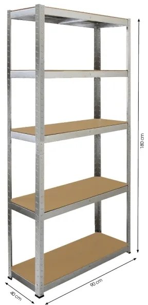 Fieldmann - Tároló állvány 180x90x40 cm