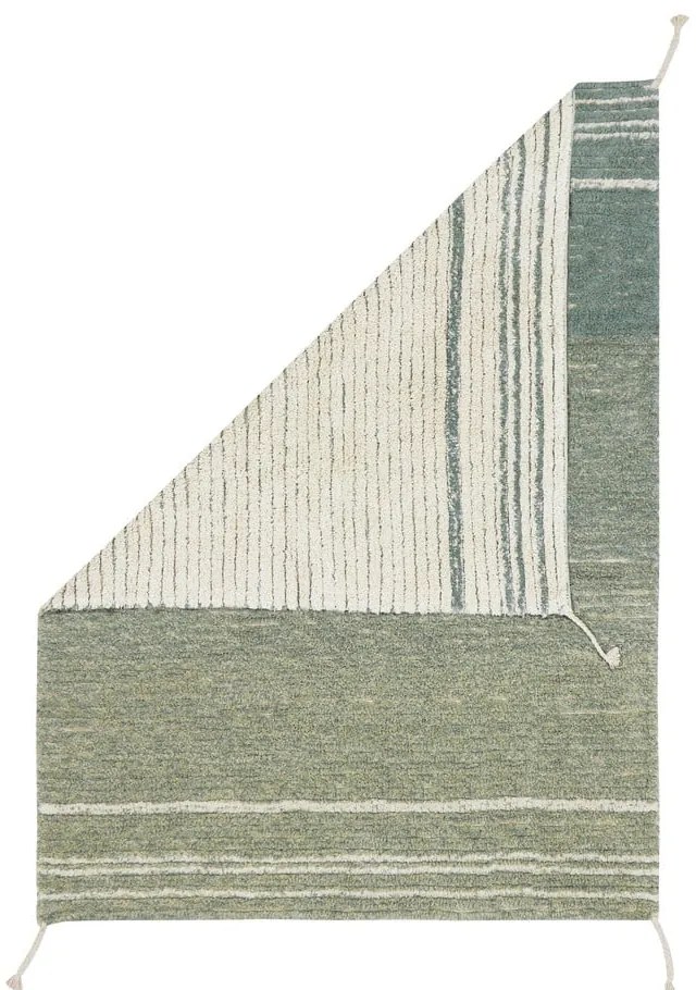Zöld-kék pamut szőnyeg 170x240 cm Twin Vintage – Lorena Canals