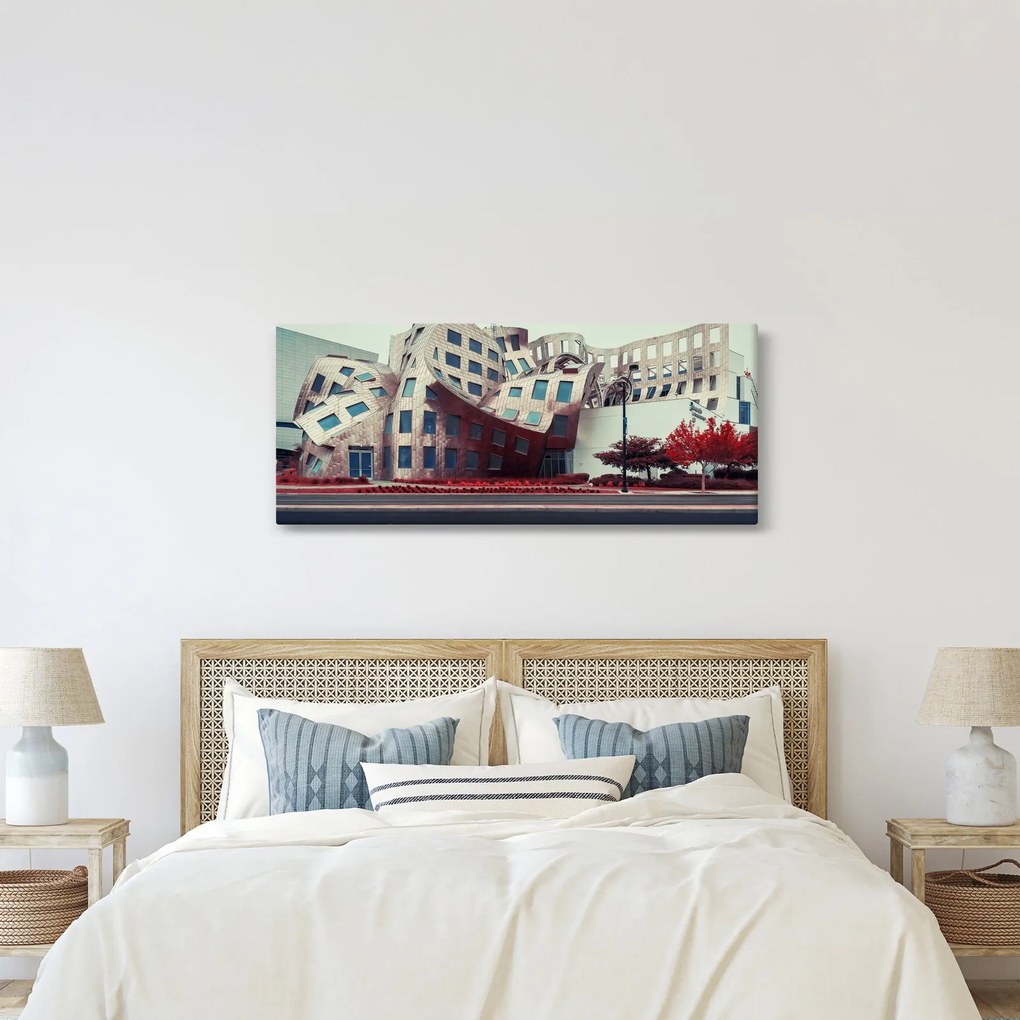 Kép - építészeti épület (120x50 cm)