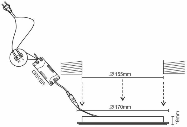 LED Dimmelhető beépíthető lámpa LED/12W/230V 3000-6500K Wi-Fi Tuya