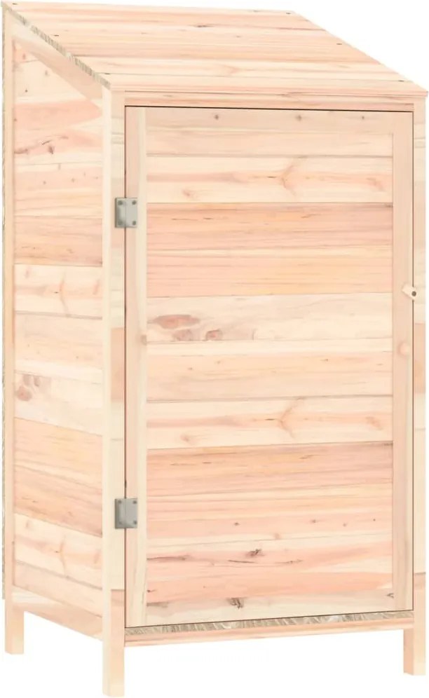 vidaXL tömör fenyőfa kerti fészer 55 x 52 x 112 cm