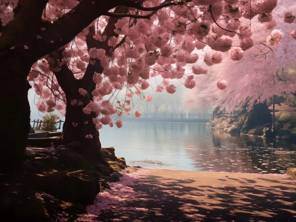 Poszter 80x60cm Sakura nyugalom