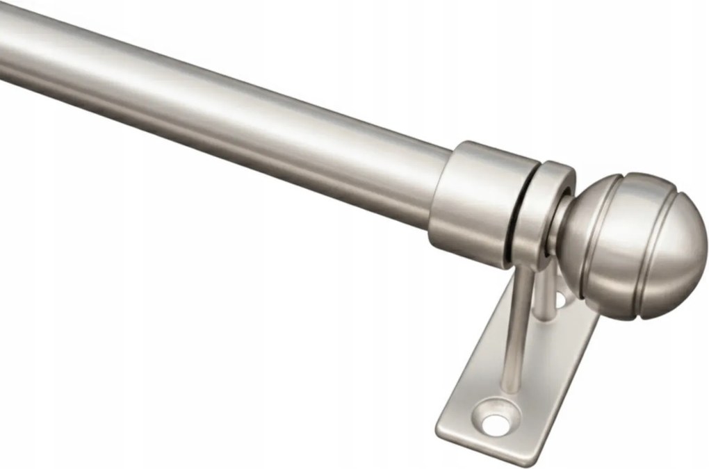 Irigy Hónaljmirigy mini teleszkópos függönykarnis 40 60 Ezüst Szatén Davi