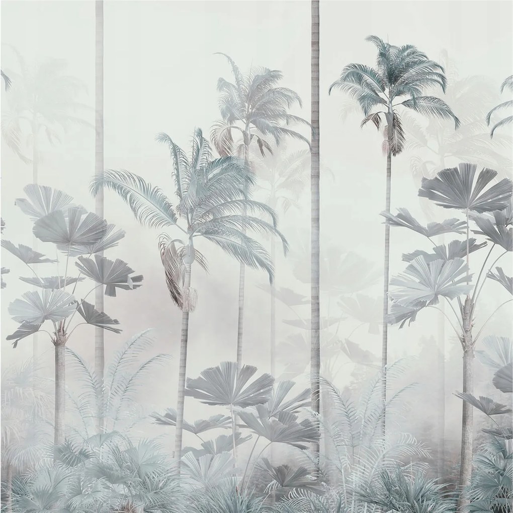 Flizelin tapéta Divatos 3D fali Trópusi táj 250x250 ragasztóval