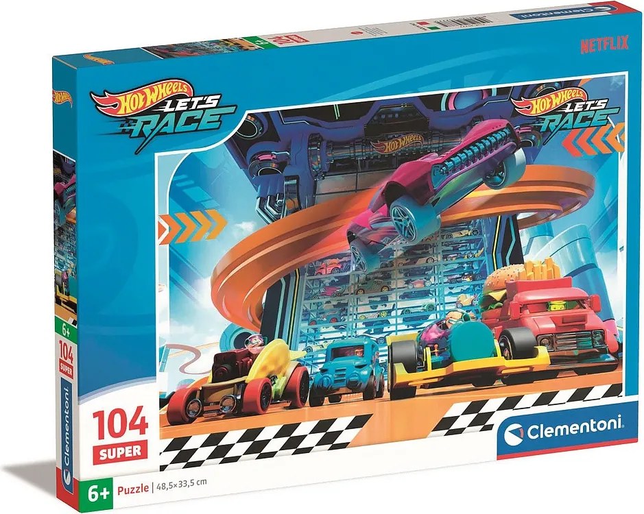 Hot Wheels Mid-air 104 db-os puzzle Clementoni