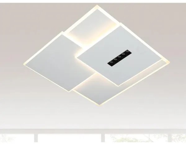 LED Dimmelhető mennyezeti lámpa LED/95W/230V 3000-6500K fehér + távirányítás