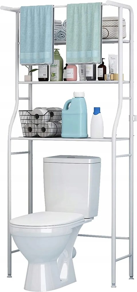 Fürdőszobai polc Udear króm 25 x 68 x 163 cm