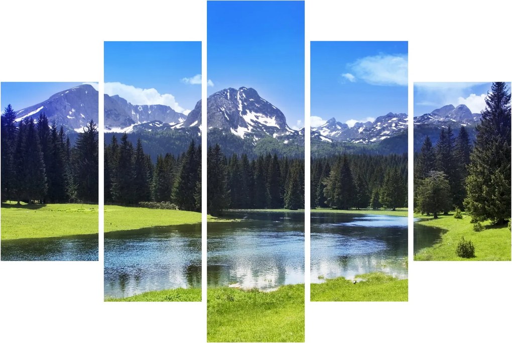 Kép - havas hegycsúcsok (150x105 cm)