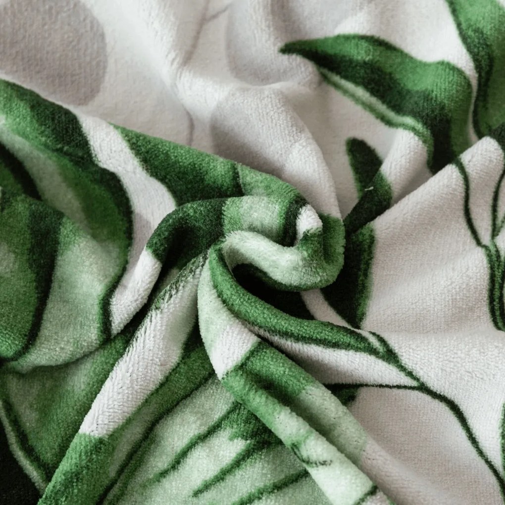 Mikroplüss ágyneműhuzat SINERO zöld Ágyneműhuzat mérete: 70 x 80 cm | 140 x 200 cm