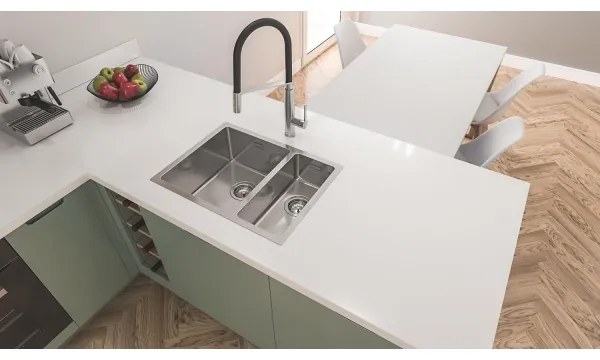 GROHE 31575SD1 - K700U konyhai mosogató, 760 × 450 mm, rozsdamentes acél