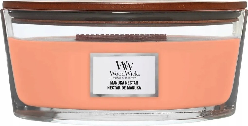 WoodWick Manuka Nectar Illatosított ellipszis gyertya