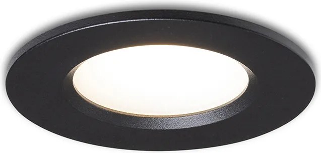 RENDL NONO DIMM zápustná černá 230V LED 7W IP65 3000K
