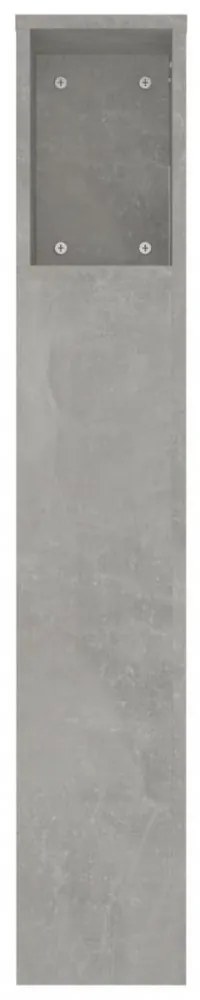 betonszürke áthidaló szekrény 220x18,5x104,5 cm