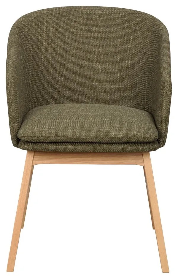 Zöld kárpitozott étkezőfotel szett 2 db-os Windham – Rowico