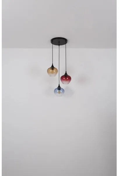 Globo 15748-3HR - Csillár zsinóron SANDER 3xE27/60W/230V