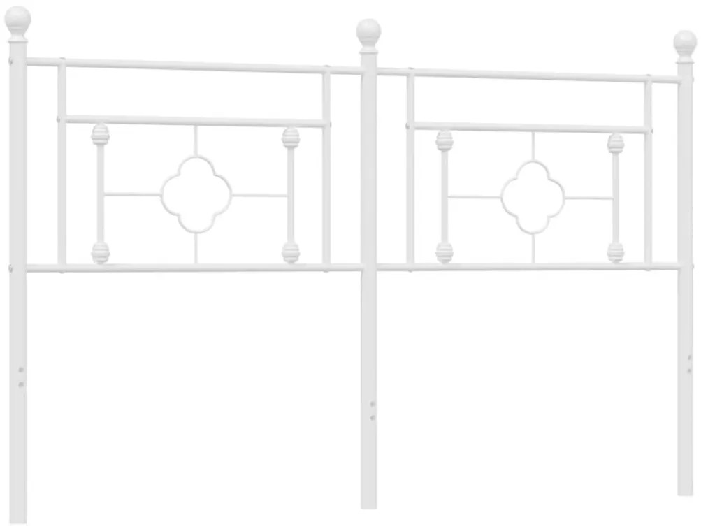 fehér fém fejtámla 150 cm
