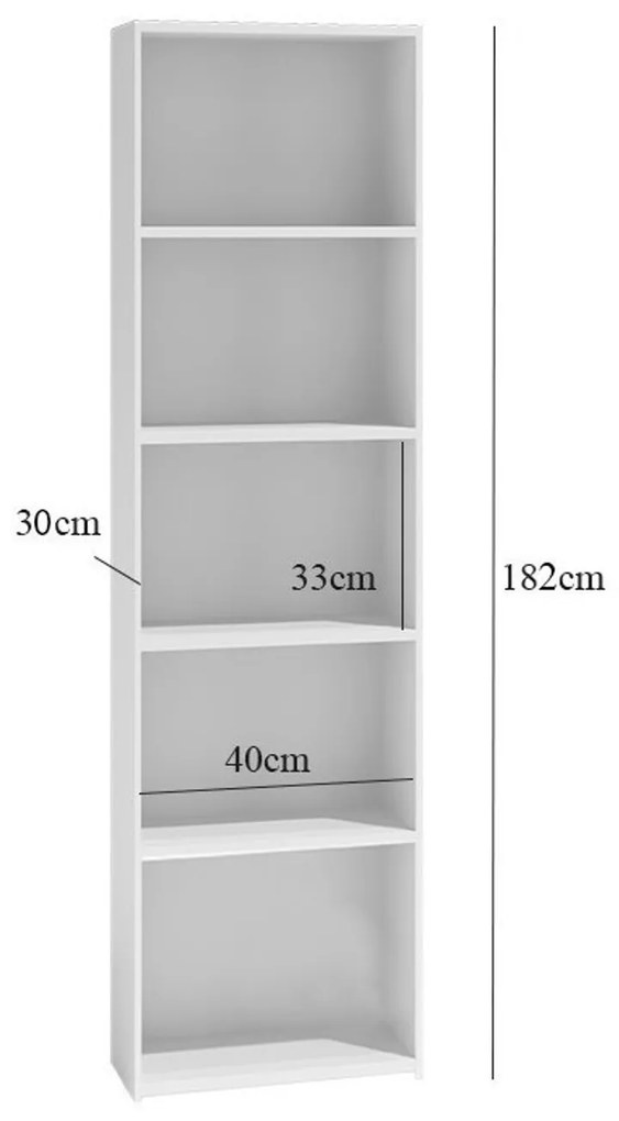 Polcos szekrény 40 cm-es sonoma tölgy