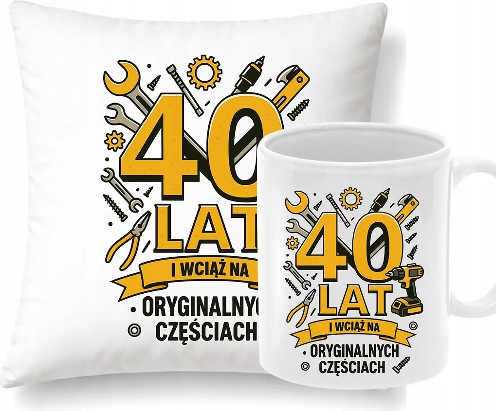 Bögre és Párna Szülinapi Szett 40 éveseknek