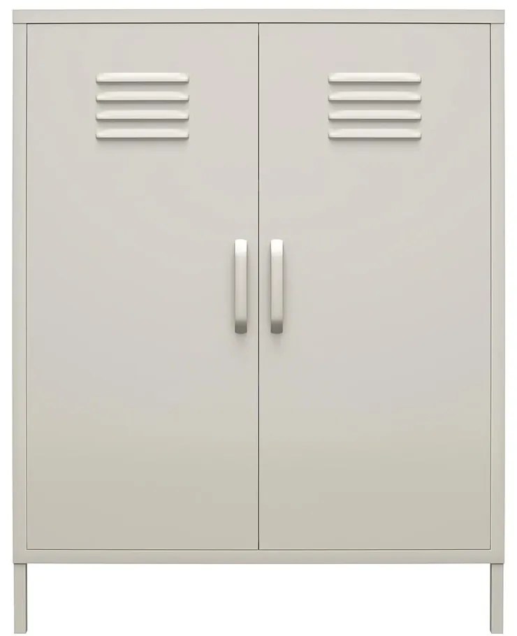 Világosszürke fém szekrény 79x100 cm Bradford – Støraa