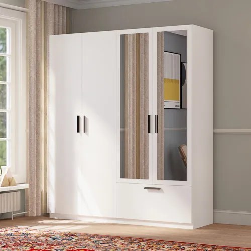 LITA WARDROBE 4D1S WITH MIRROR