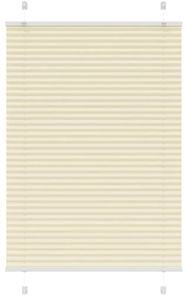 pliszírozott redőny krém 100x150 cm szövetszélesség 99,4 cm