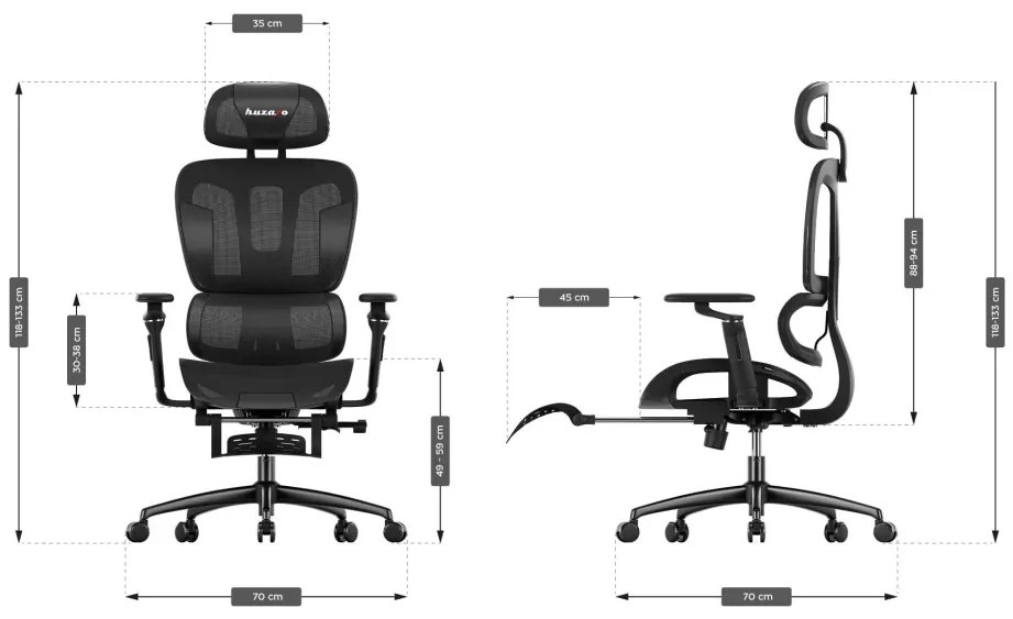 Gamer szék, Combat ergonomikus fekete