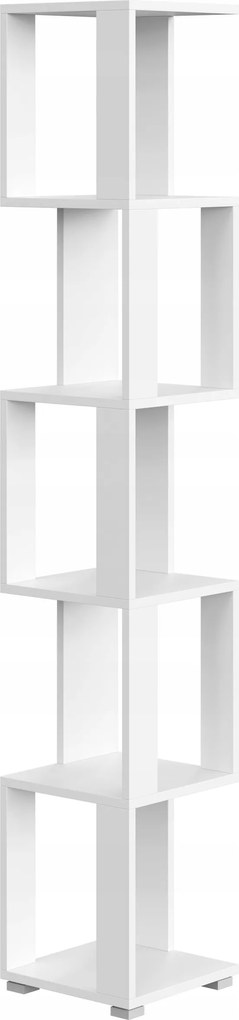 Stern T-10 könyvespolc fehér 29 cm – kompakt könyvek, dekorációk, dokumentumok tárolására