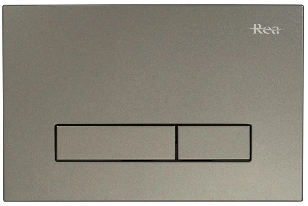 WC vezérlő gomb H type Nickiel INOX