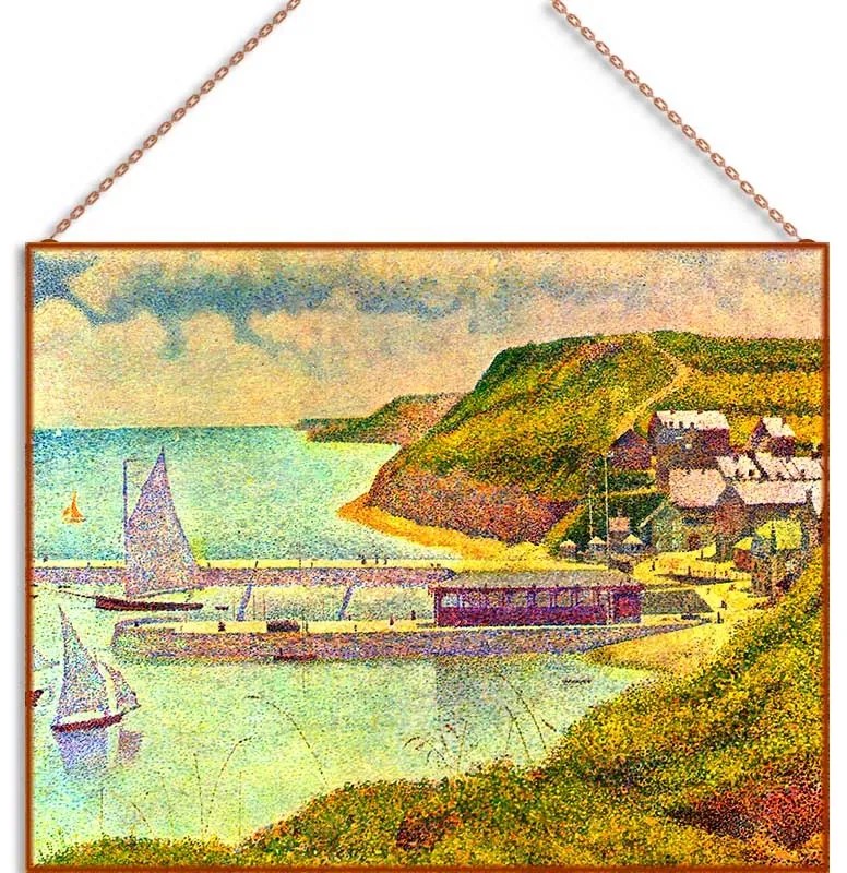Georges-Pierre Seurat festmény üvegkép, falikép
