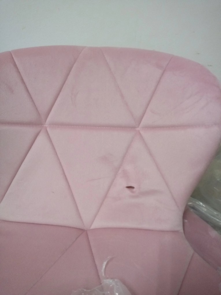AKCIÓ Puha rózsaszínű irodai szék AVOLA VELVET II. osztály