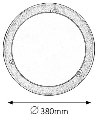 Rabalux 5233 - Mennyezeti lámpa UFO 2xE27/60W/230V