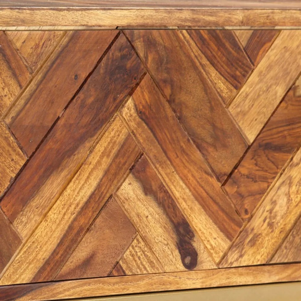 tömör kelet-indiai rózsafa TV-szekrény 140 x 30 x 45 cm